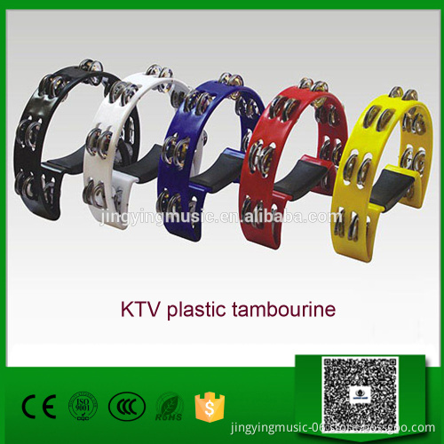 KTV plastic tambourine,popular musical noise maker